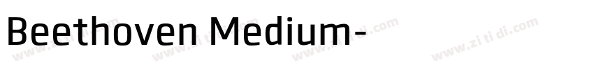 Beethoven Medium字体转换